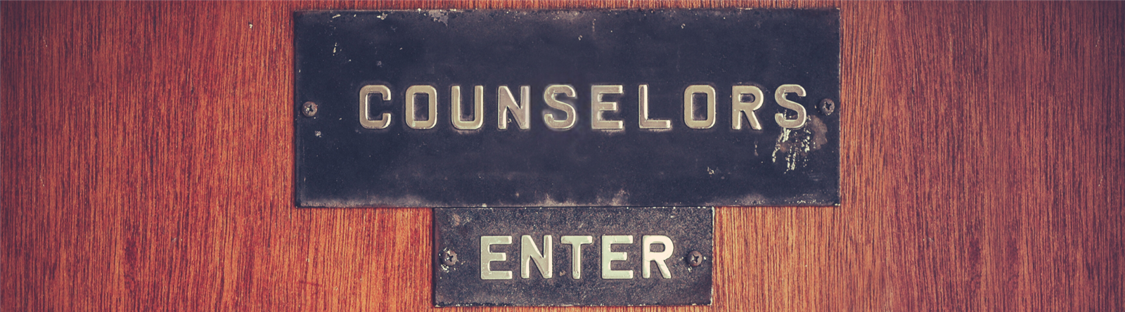 Counselors Enter Counselors Enter
